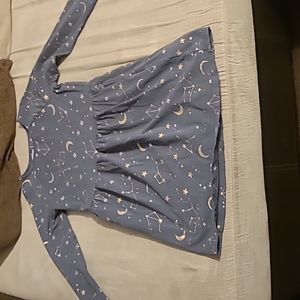 Girls moon and stars dress